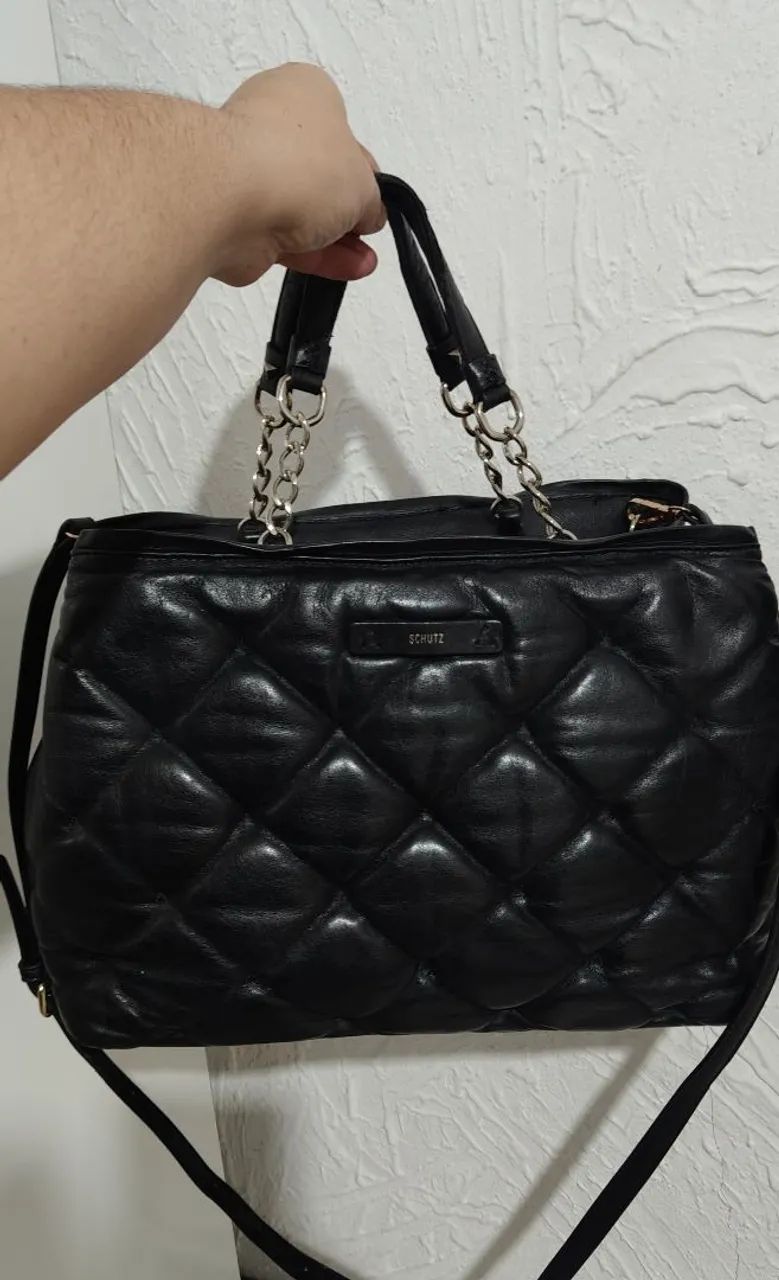 Bolsa Schutz original de couro legítimo 