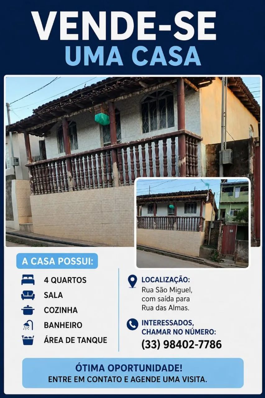 Vendo uma casa