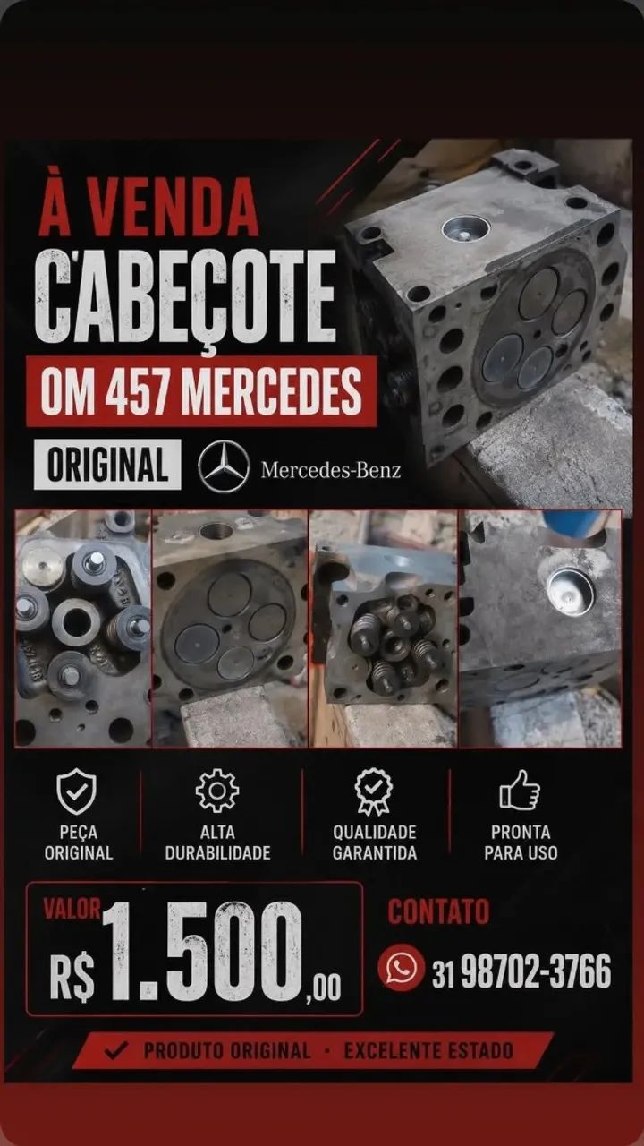 Cabeçote MB OM 457