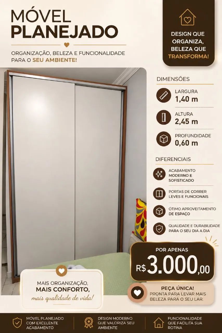Desapego de mudança 