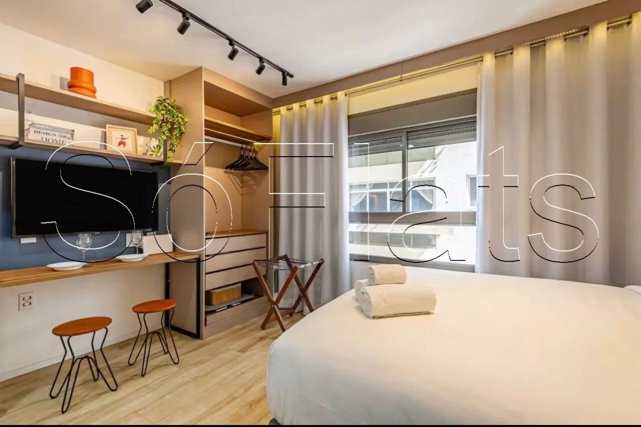 Residencial Athos Studios, studio disponível para locação com 21m² e 01 dormitório.
