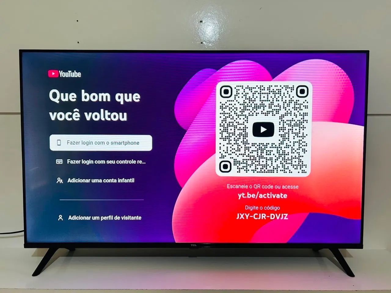 Smart tv TCL 43 polegadas impecável  - Foto 2