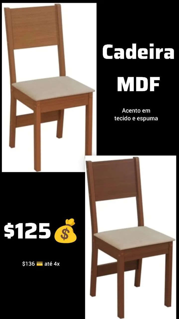 Cadeira MDF PrOmOçÃo