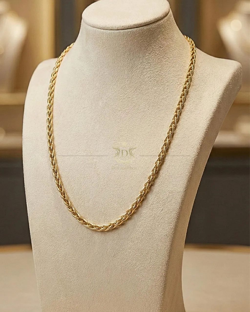 Corrente Palmeira em Ouro 18k 750 - Foto 2