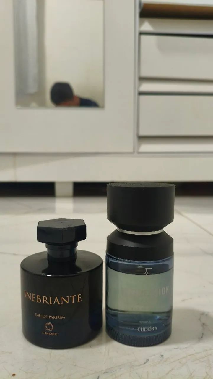 Perfumes Inebriante Hinode e Impression Legend Eudora