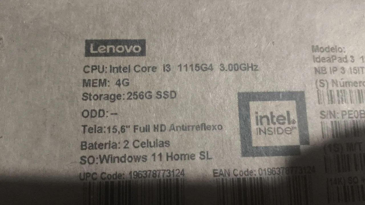 Notebook Lenovo i3 11º geração 15 polegadas - Foto 3