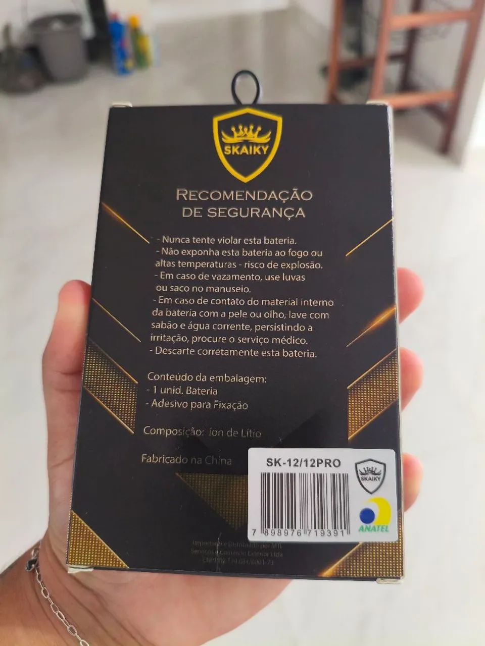 Bateria iPhone 12 / 12 Pro Skaiky ORIGINAL 2815mAh com selo Anatel - Foto 5