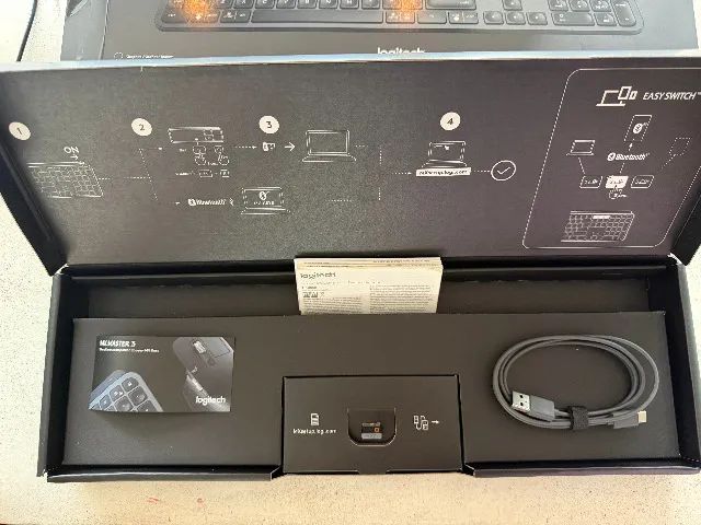 Teclado Logitech MX KEYS sem fio USB - Foto 2