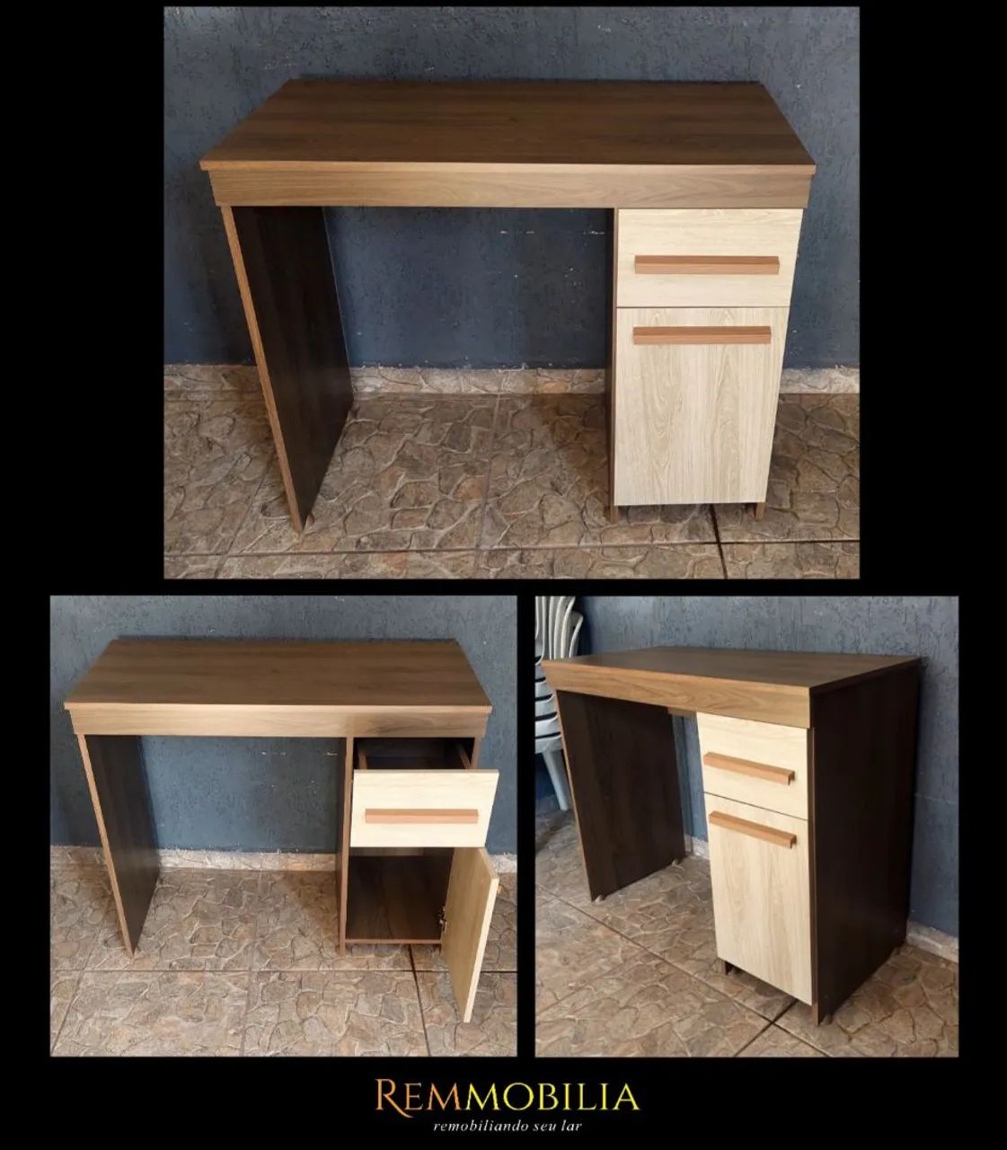 ESCRIVANINHA MESA - NOVA / ENTREGAMOS MONTADO 