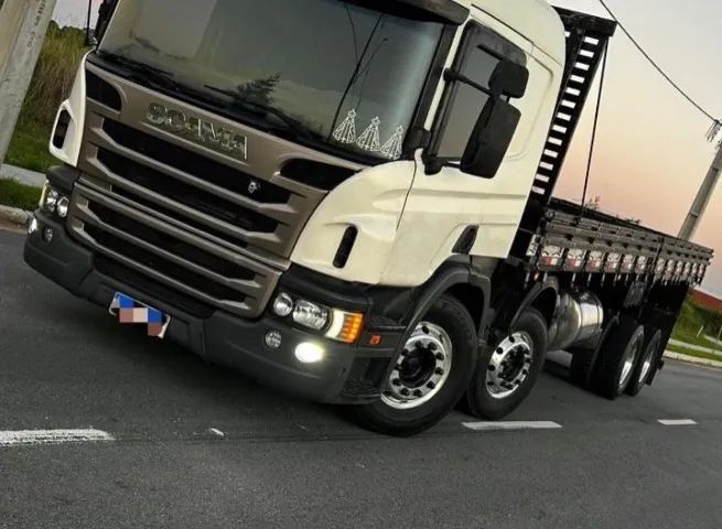 scania p 310 8x2 ano 2014 carroceria - Foto 2
