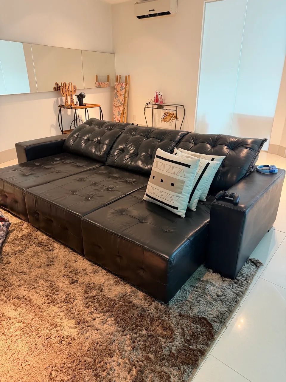 Sofá de couro