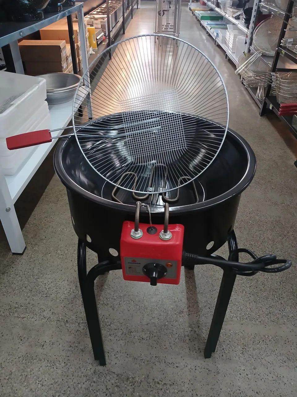 Fritadeira Elétrica 14 Litros com suporte  - Foto 3