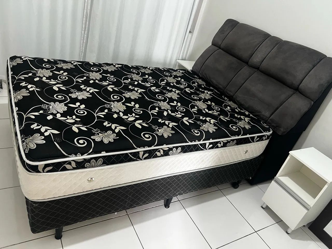 Cama Box de casal com cabeceira de Baú  - Foto 5