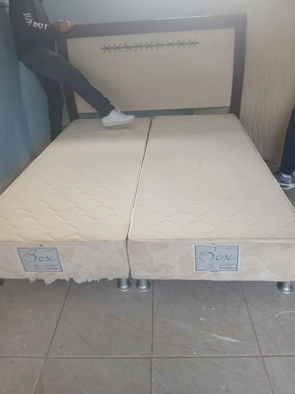Linda cama box e colchão Queem size ( $$ 600 ) * - Foto 3
