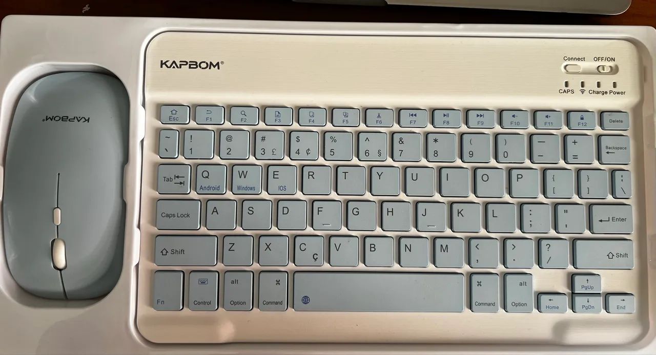 Kit teclado e mouse bluetooth - Foto 2