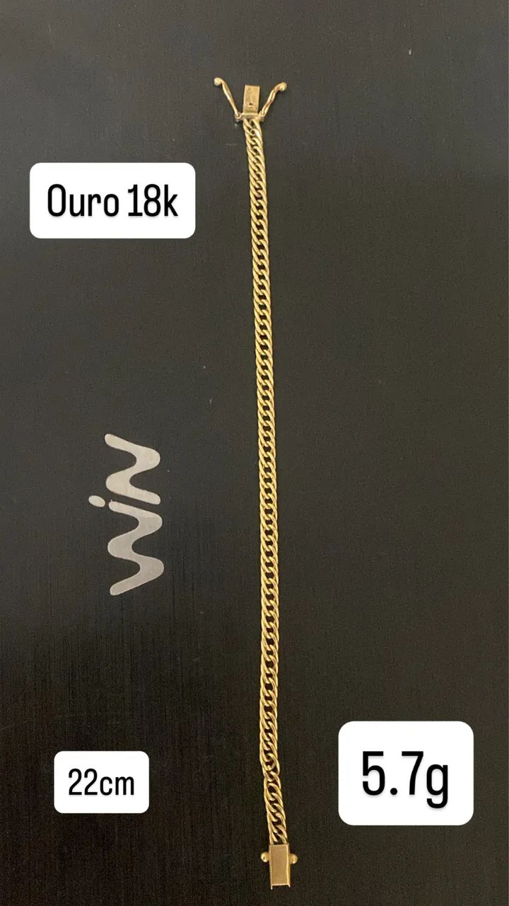 Pulseira em ouro 18k