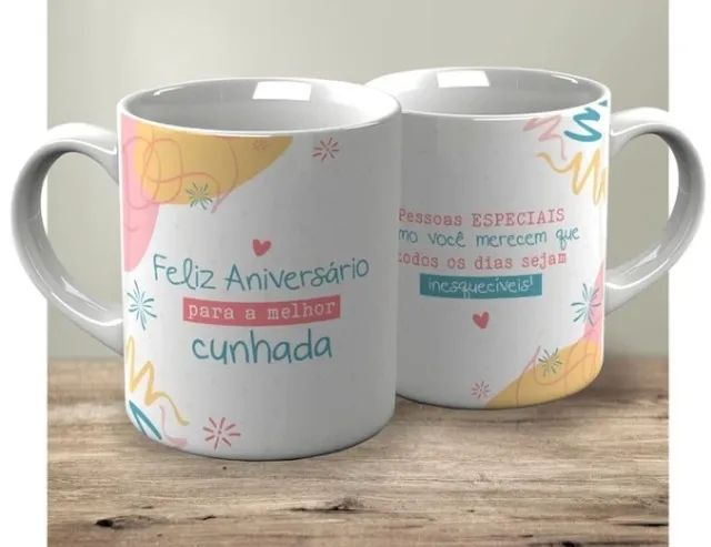 Canecas com Temas ANIVERSÁRIOS!! - Foto 4