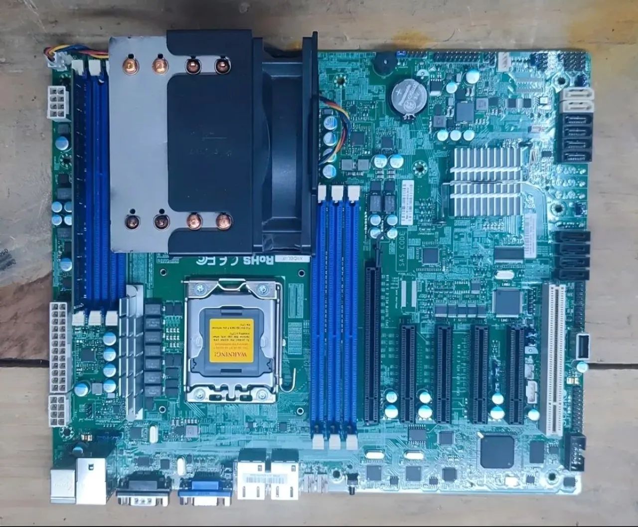 Kit Placa Mãe X9dbl-if Supermicro Xeon E5-2407 V2 2.4ghz 4gb