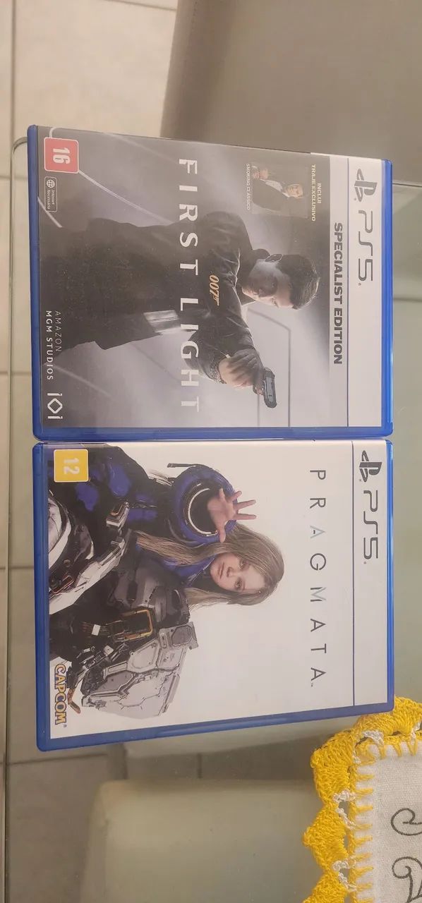 007 First Light e Pragmata para ps5