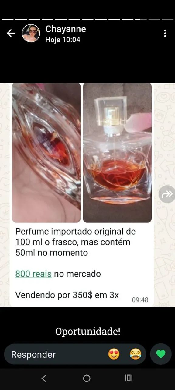 PERFUME IMPORTADO ORIGINAL 50 ML