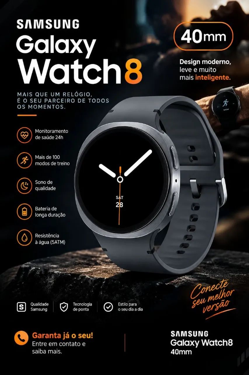 Samsung Galaxy Watch 8 40mm  - Foto 3