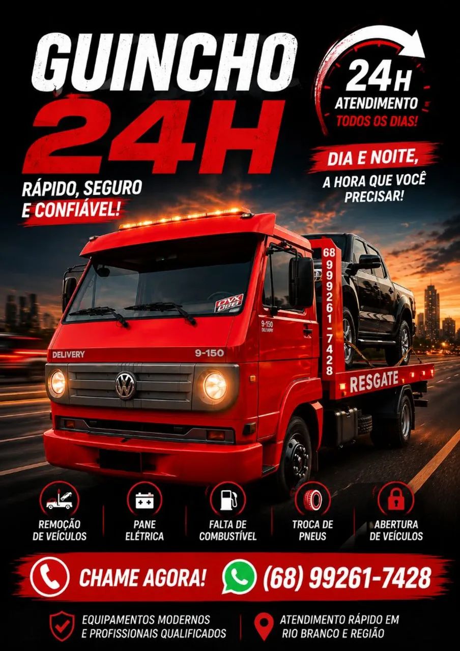 GUINCHO 24 HORAS - RIO BRANCO/AC - Foto 3