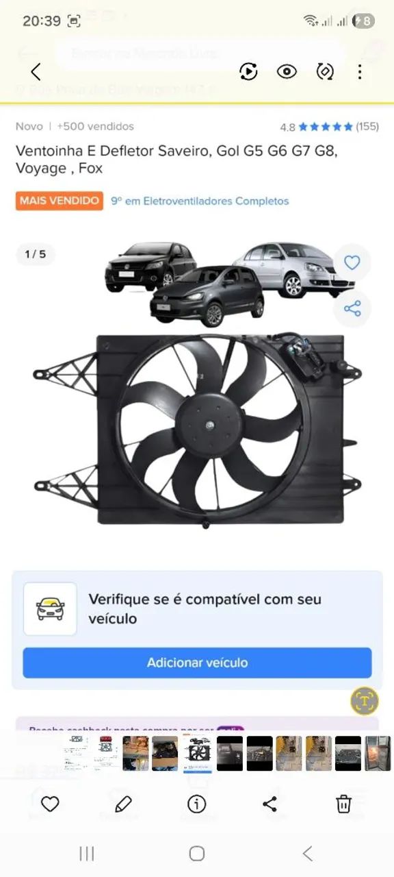 Ventoinha do gool  - Foto 3