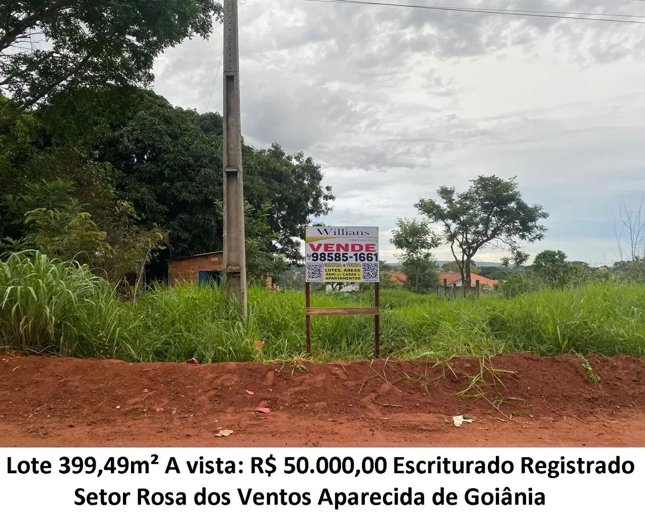 Lote 399,49m² - Setor Rosa dos Ventos