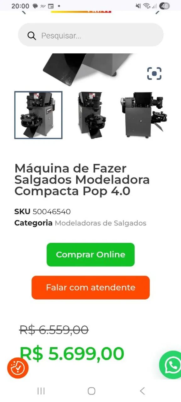 Maquina de fazer salgado  - Foto 2