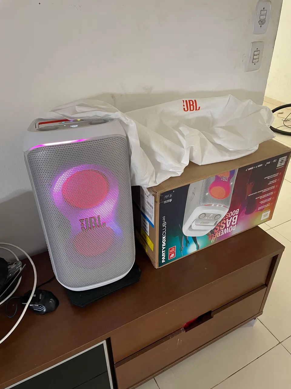 JBL PartyBox 120 branca nova original - Foto 2