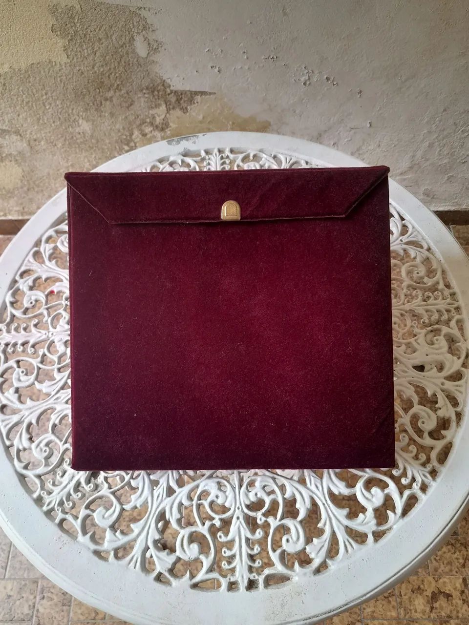 30 caixas de veludo cor vinho 20 x 25