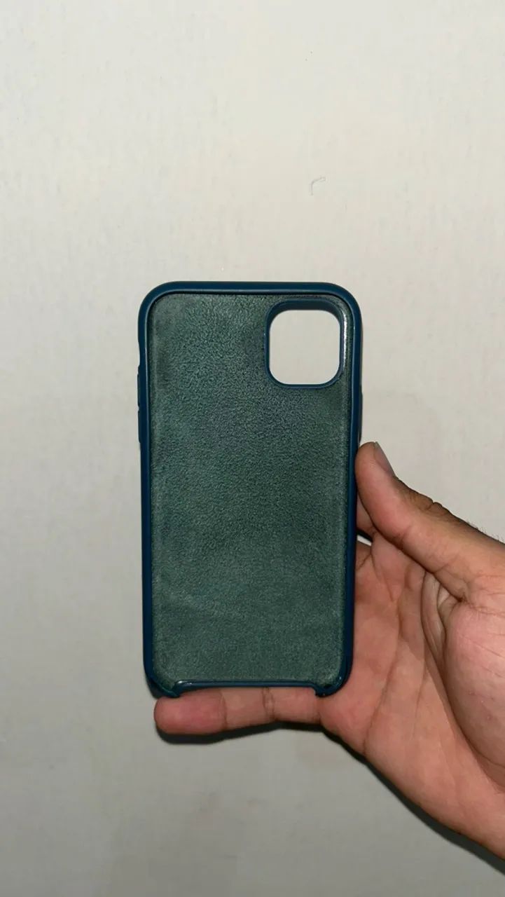 CAPINHA IPHONE 11 NORMAL AZUL ESCURO - Foto 2