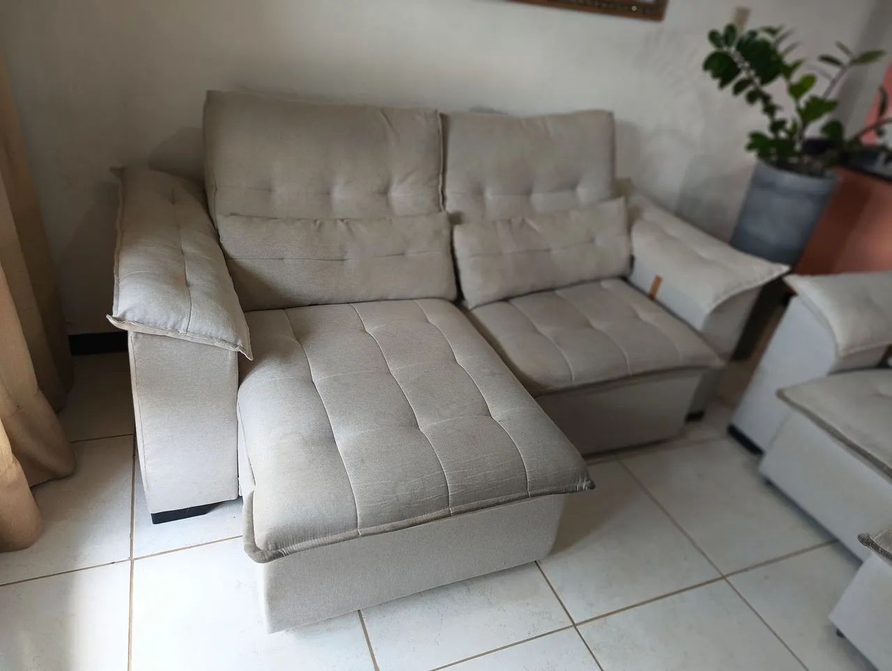  Sofá 3 e 2 lugares Luxor retrátil  - Foto 5