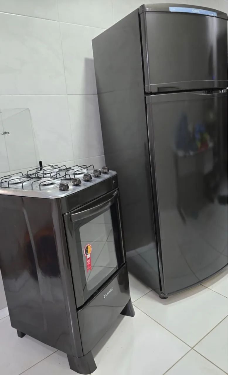 Kit fogão e geladeira