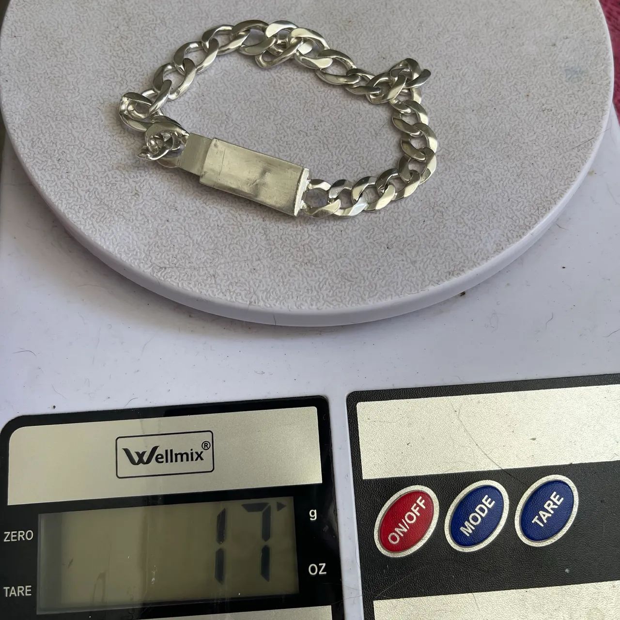Pulseira Masculina Prata 950 17g | 23cm | 9mm - Foto 5