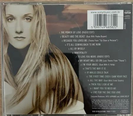 CD Celine Dion - All The Way - Foto 2