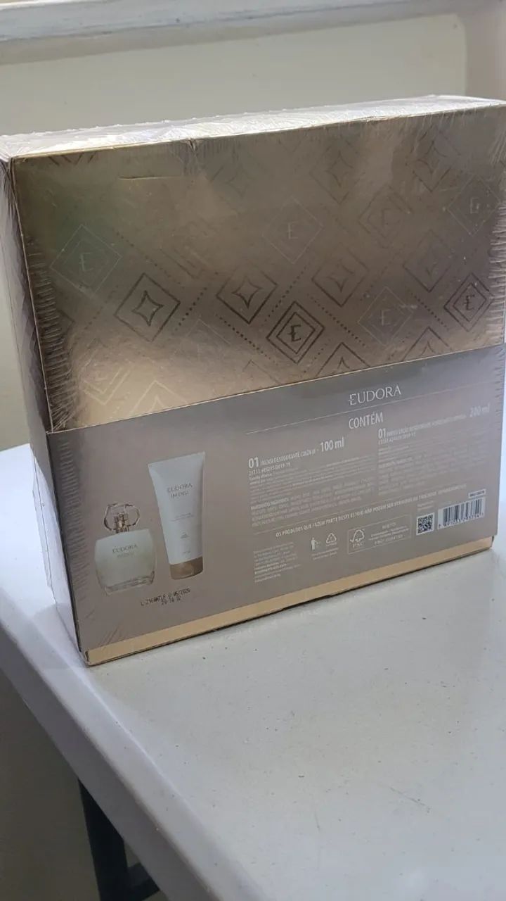 Kit Presente Eudora Imensi: Perfume Colônia 100ml + Loção Corporal 200ml - Foto 3