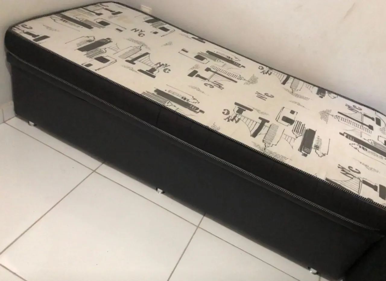 Cama baú + colchão 