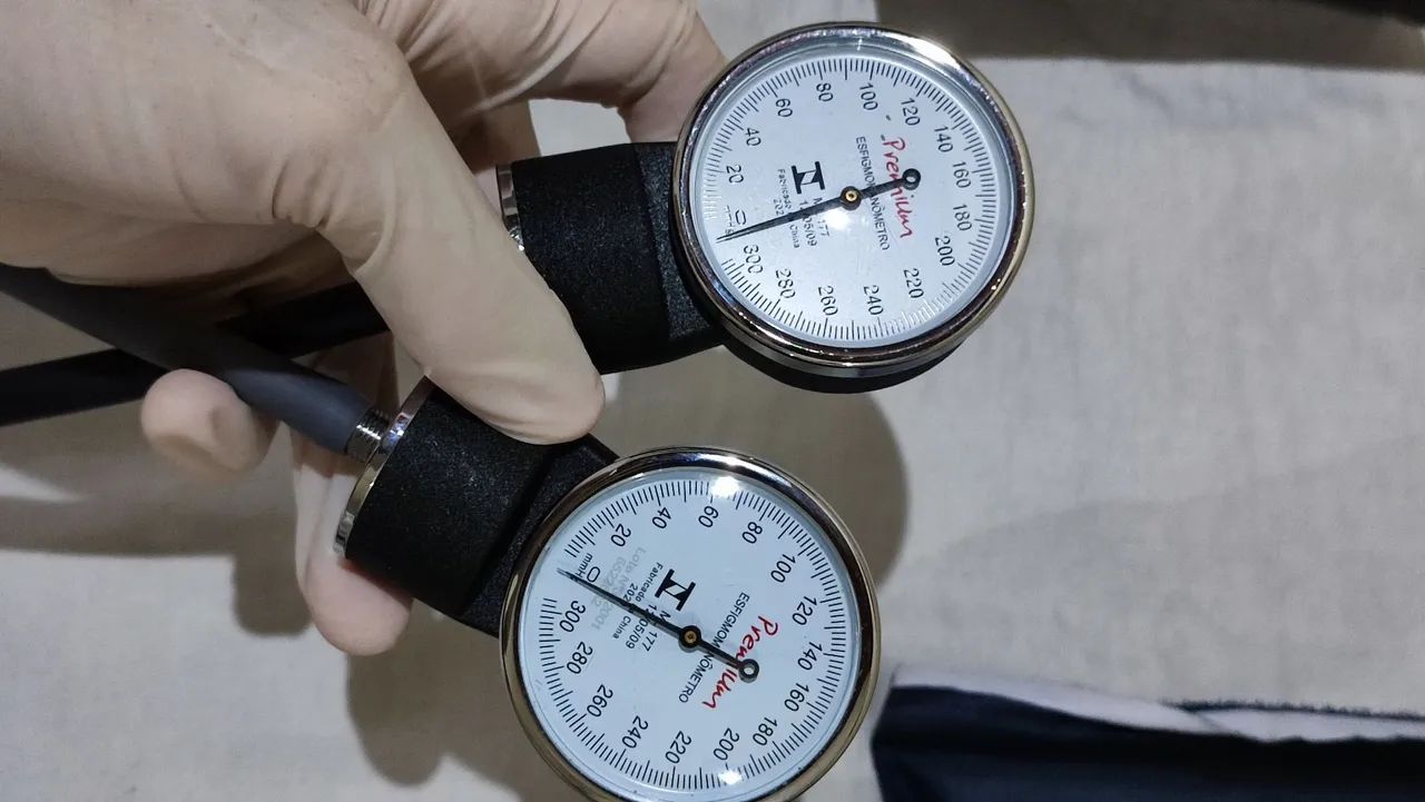 Kit 2 Esfigmomanômetro (Premium) + Estetoscópio (P.a. Med) - Foto 5