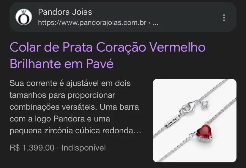 Colar Pandora  - Foto 2