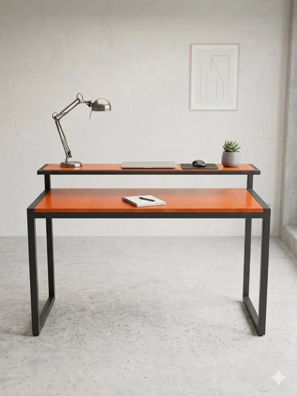 Mesa para escritório estilo industrial 