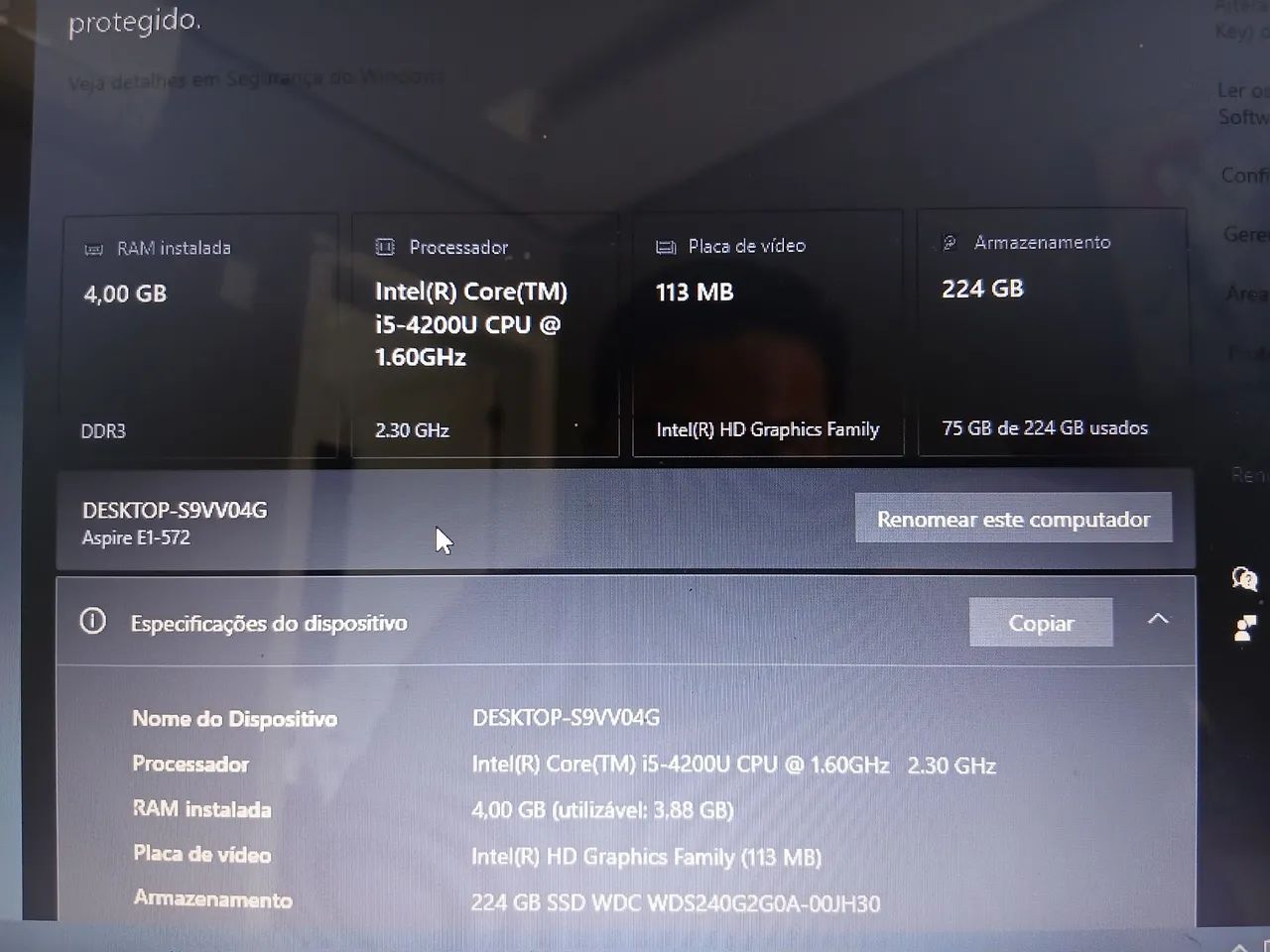 Notebook ACER Aspire E1, intel core i5 - Foto 4