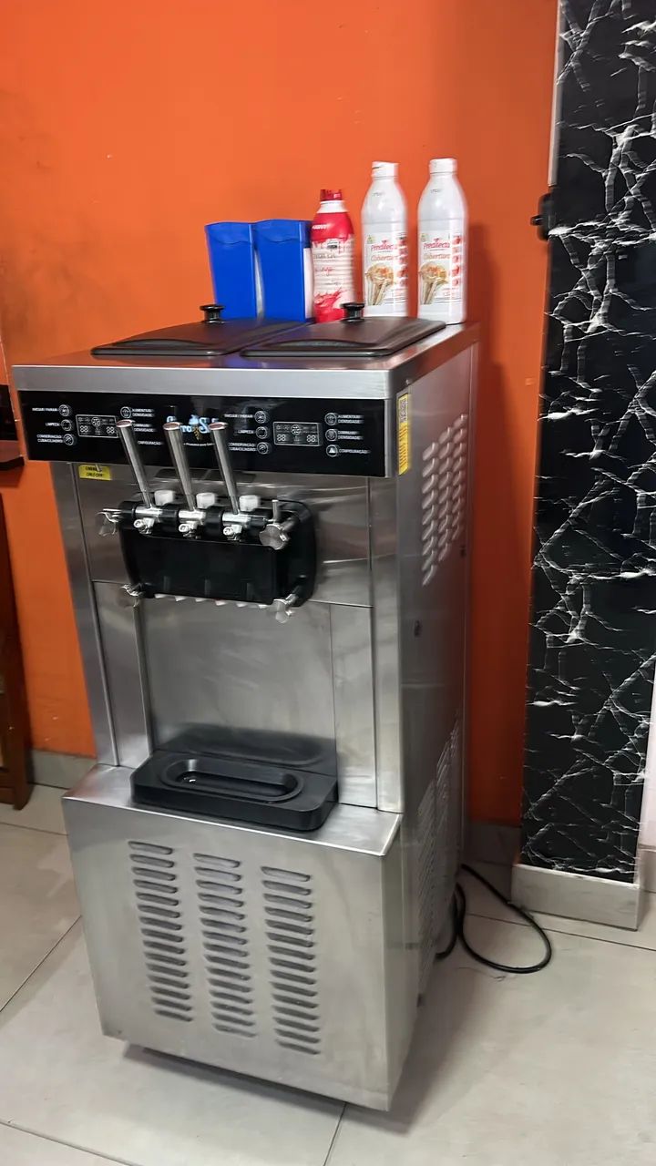 Máquina de sorvetes expresso  LSD 435 , motores independentes. - Foto 3