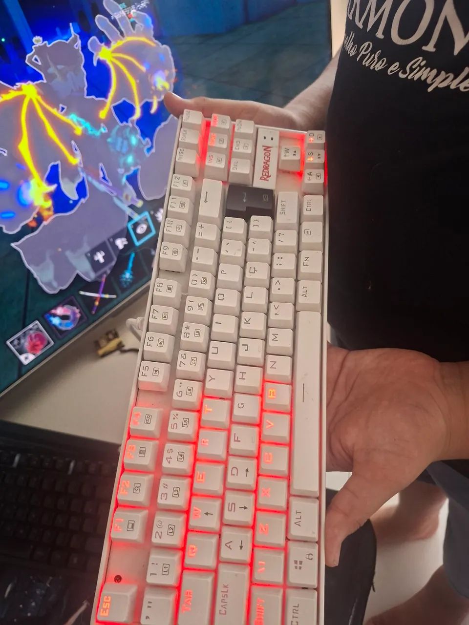 Teclado e mouse gamer - Foto 4