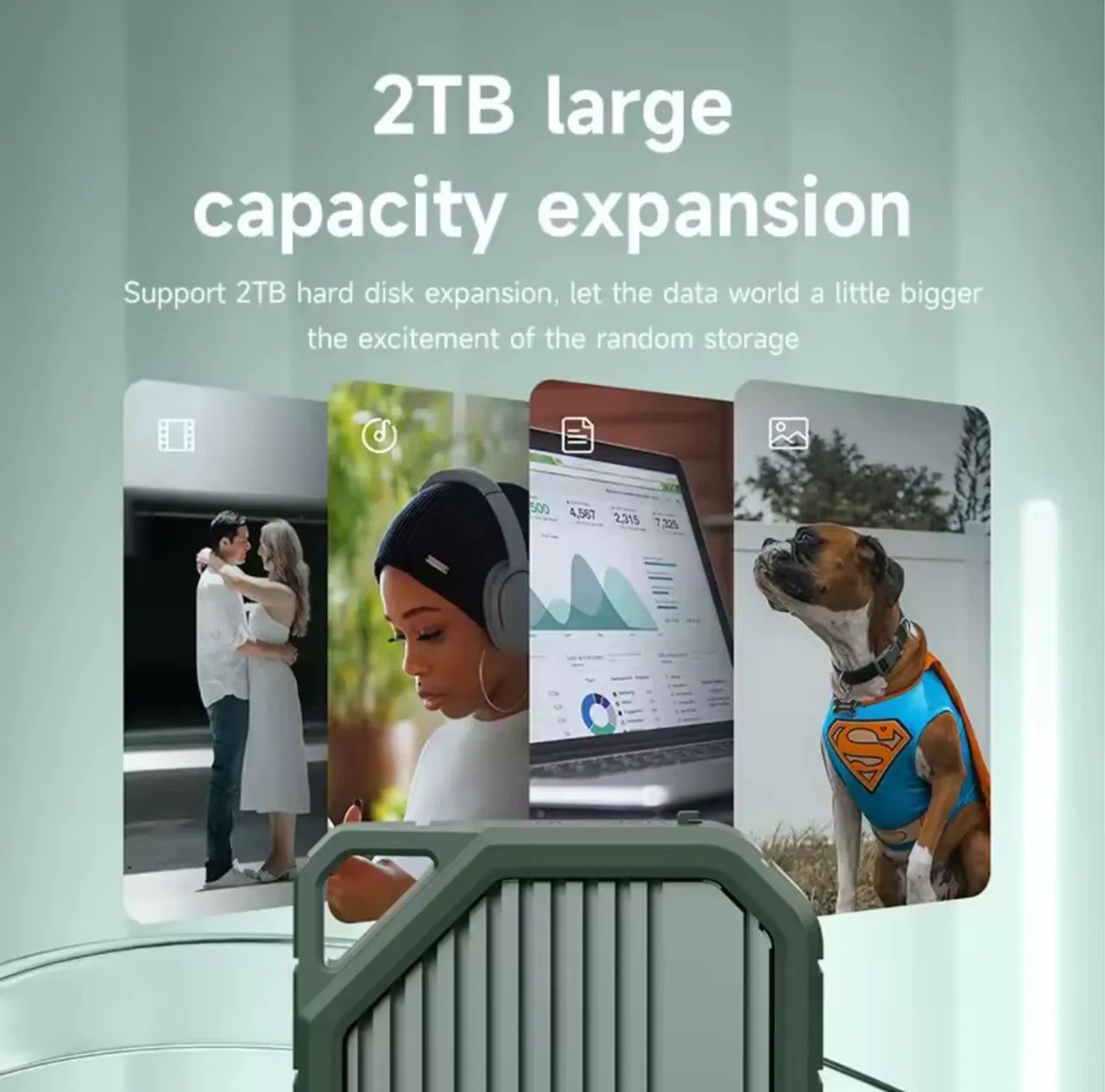 Case SSD NVME 2230 USB C - Foto 3