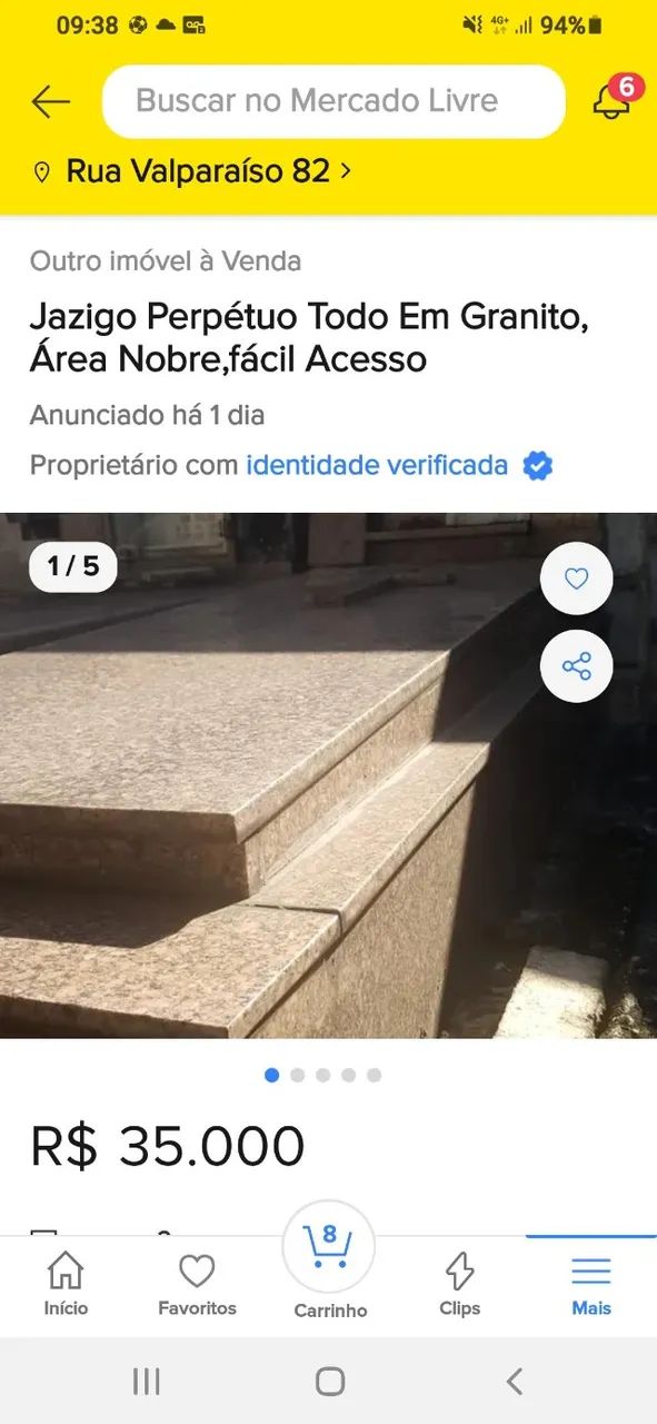 Jazigo perpétuo Cemitério Catumbi - Foto 4