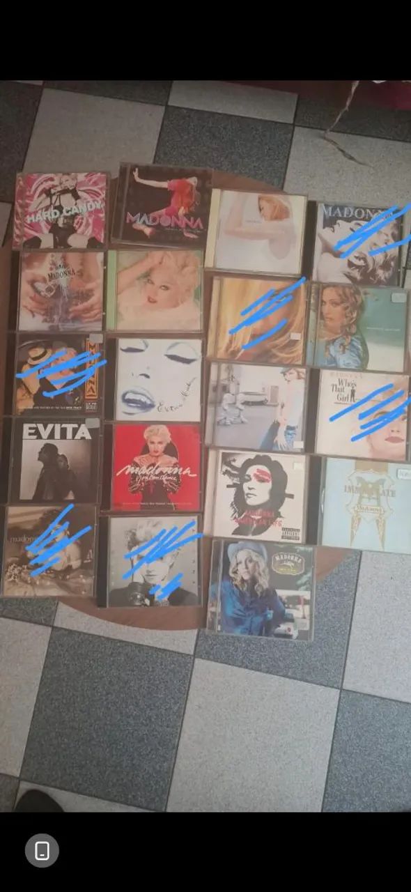 Cds originais da Madonna