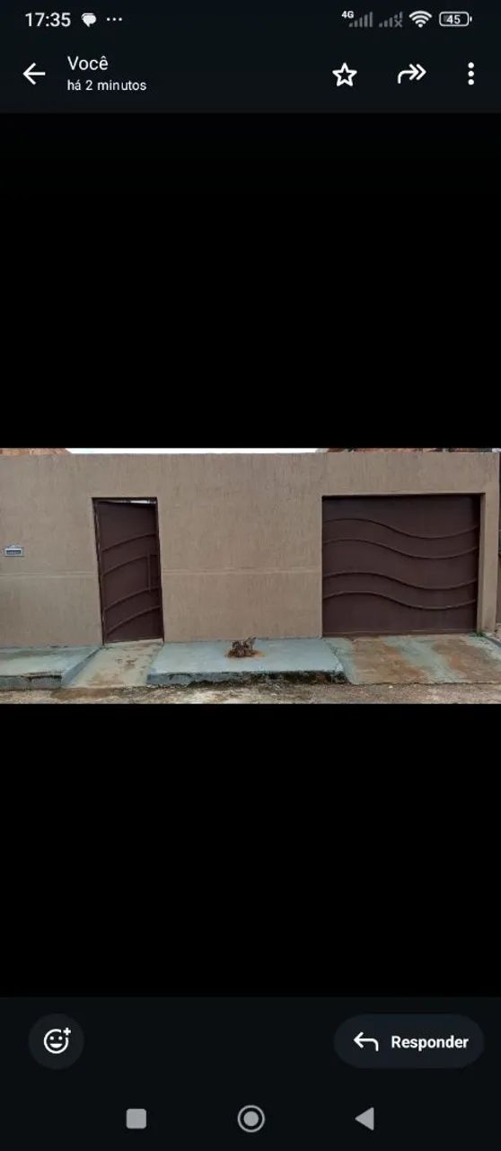 Casa com terreno quitado e escriturado 