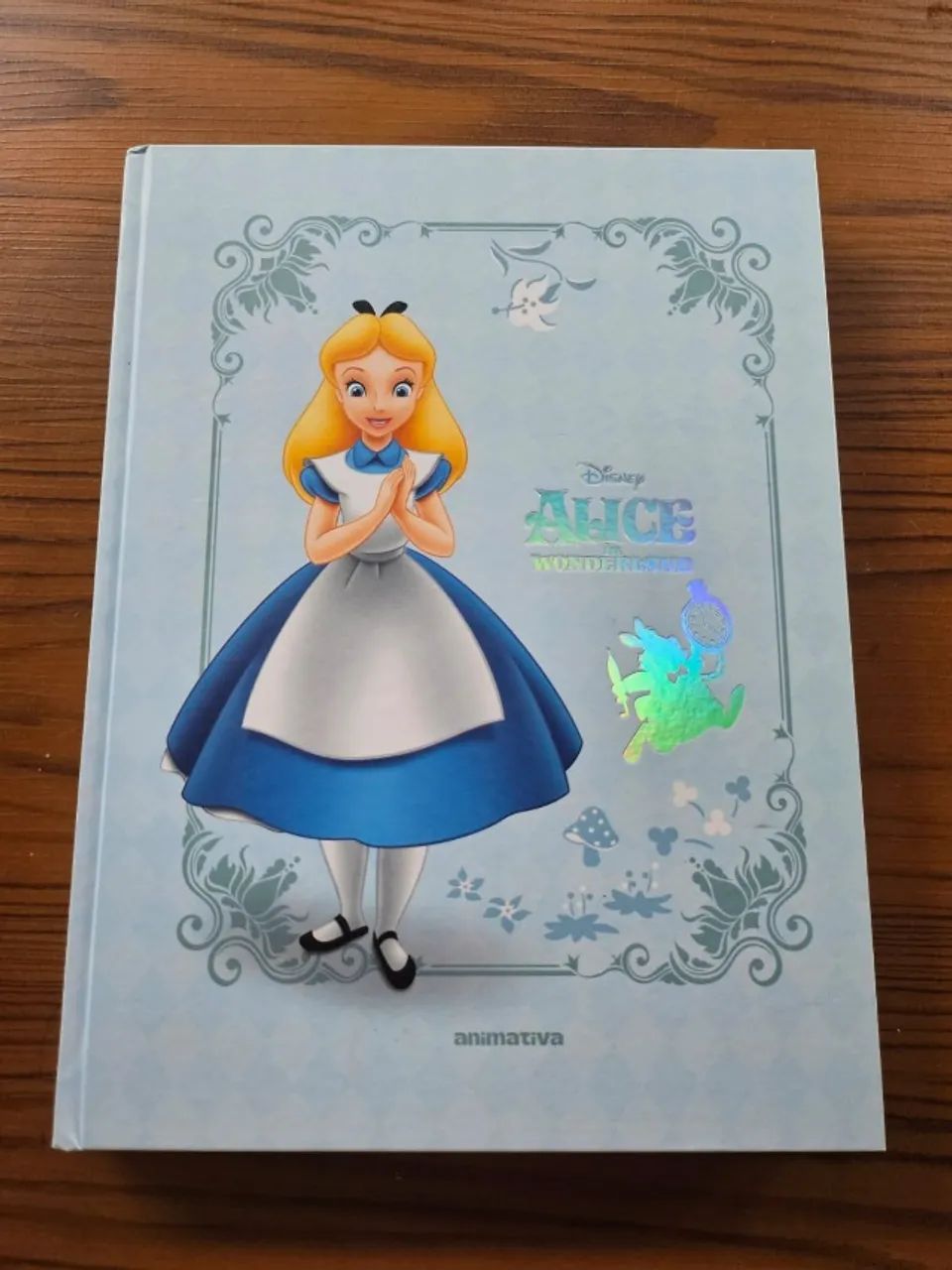 School Notebook - Animativa - Alice in Wonderland - 160 Pages - Hard Cover