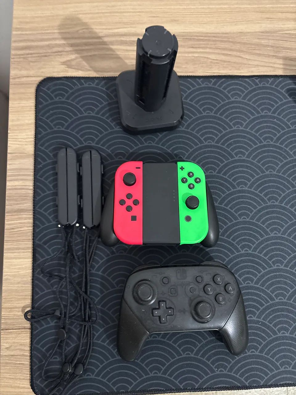 Nintendo switch com 256gb de armazenamento extra, jogo e perifericos - Foto 4